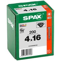 SPAX® Universalschrauben T20 Senkkopf BLAX 16mm  x 4 mm, 200 St. von SPAX®