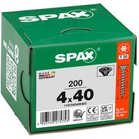 SPAX® Universalschrauben T20 Senkkopf BLAX 40mm  x 4 mm, 200 St. von SPAX®