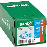 SPAX® Universalschrauben T20 Senkkopf Edelstahl A2 4,5 mm x 70 mm, 100 St. von SPAX®