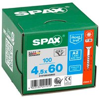 SPAX® Universalschrauben T20 Senkkopf Edelstahl A2 4,5 mm x 60 mm, 100 St. von SPAX®