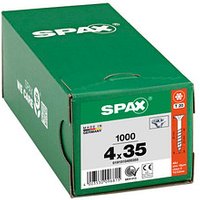 SPAX® Universalschrauben T20 Senkkopf WIROX 35mm  x 4 mm, 1000 St. von SPAX®