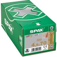 SPAX® Verlegeschrauben T20 Senkkopf WIROX 70mm  x 4,5 mm, 500 St. von SPAX®