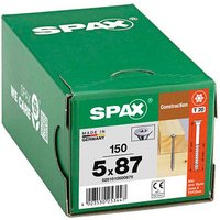 SPAX® Universalschrauben T20 Tellerkopf WIROX 87mm  x 5 mm, 150 St. von SPAX®