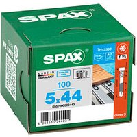 SPAX® Terrassenschrauben T25 Zylinderkopf A2 5 mm x 44 mm, 100 St. von SPAX®