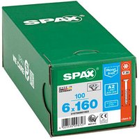 SPAX® Universalschrauben T30 Senkkopf Edelstahl A2 160mm  x 6 mm, 100 St. von SPAX®