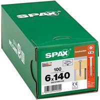 SPAX® Holzbauschrauben T30 Tellerkopf WIROX 140mm  x 6 mm, 100 St. von SPAX®