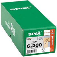 SPAX® Holzbauschrauben T30 Zylinderkopf WIROX 200mm  x 6 mm, 100 St. von SPAX®