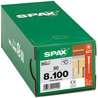 SPAX® Holzbauschrauben T40 Senkkopf WIROX 100mm  x 8 mm, 50 St. von SPAX®