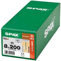 SPAX® Holzbauschrauben T40 Senkkopf WIROX 200mm  x 8 mm, 50 St. von SPAX®