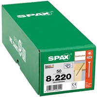 SPAX® Holzbauschrauben T40 Senkkopf WIROX 220mm  x 8 mm, 50 St. von SPAX®