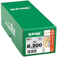 SPAX® Holzbauschrauben T40 Senkkopf WIROX 8 mm x 200 mm, 50 St. von SPAX®