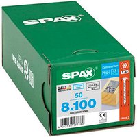 SPAX® Holzbauschrauben T40 Tellerkopf Edelstahl A2 100mm  x 8 mm, 50 St. von SPAX®