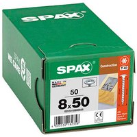 SPAX® Holzbauschrauben T40 Tellerkopf WIROX 50mm  x 8 mm, 50 St. von SPAX®