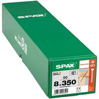 SPAX® Holzbauschrauben T40 Zylinderkopf WIROX 350mm  x 8 mm, 50 St. von SPAX®