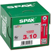 SPAX® Universalschrauben Z1 Halbrundkopf WIROX 3 mm x 10 mm, 1000 St. von SPAX®