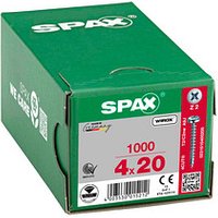 SPAX® Universalschrauben Z2 Halbrundkopf WIROX 20mm  x 4 mm, 1000 St. von SPAX®