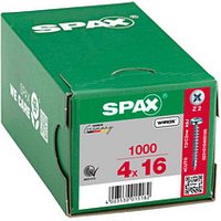 SPAX® Universalschrauben Z2 Halbrundkopf WIROX 16mm  x 4 mm, 1000 St. von SPAX®