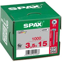 SPAX® Universalschrauben Z2 Halbrundkopf WIROX 15mm  x 3,5 mm, 1000 St. von SPAX®