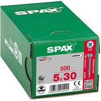 SPAX® Universalschrauben Z2 Halbrundkopf WIROX 5 mm x 30 mm, 500 St. von SPAX®