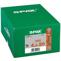 SPAX® Universalschrauben Z2 Rückwandkopf WIROX 20mm  x 4,5 mm, 3000 St. von SPAX®