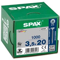 SPAX® Universalschrauben Z2 Senkkopf WIROX 20mm  x 3,5 mm, 1000 St. von SPAX®