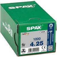 SPAX® Universalschrauben Z2 Senkkopf WIROX 25mm  x 4 mm, 1000 St. von SPAX®