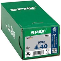 SPAX® Universalschrauben Z2 Senkkopf WIROX 4 mm x 40 mm, 1000 St. von SPAX®