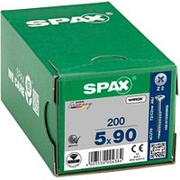 SPAX® Universalschrauben Z2 Senkkopf WIROX 90mm  x 5 mm, 200 St. von SPAX®