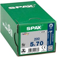 SPAX® Universalschrauben Z2 Senkkopf WIROX 70mm  x 5 mm, 200 St. von SPAX®