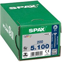 SPAX® Universalschrauben Z2 Senkkopf WIROX 100mm  x 5 mm, 200 St. von SPAX®