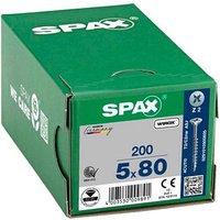 SPAX® Universalschrauben Z2 Senkkopf WIROX 5 mm x 80 mm, 200 St. von SPAX®