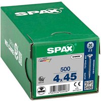 SPAX® Universalschrauben Z2 Senkkopf WIROX 45mm  x 4 mm, 500 St. von SPAX®