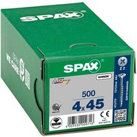 SPAX® Universalschrauben Z2 Senkkopf WIROX 45mm  x 4 mm, 500 St. von SPAX®