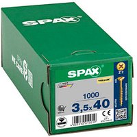 SPAX® Universalschrauben Z2 Senkkopf YELLOX 40mm  x 3,5 mm, 1000 St. von SPAX®