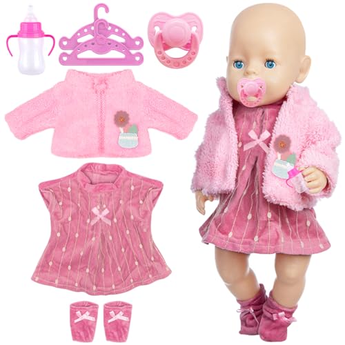 SPERMUOY Kleidung Bekleidung Outfits für Baby Puppen,Puppenkleidung 35-43 cm,Puppenkleidung für Baby Puppen, Puppenkleider Geschenke für Mädchen Jungen-(Keine Puppe von SPERMUOY