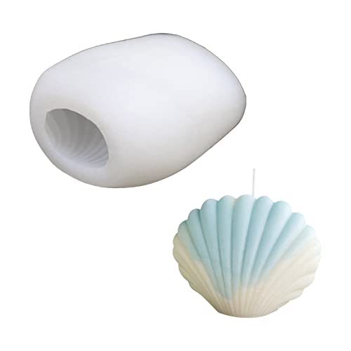 SPONGL Schokoladenformen, handgefertigt, antihaftbeschichtet, Gipsformen, 3D, für Muscheln, Kerzen, Silikonform, Eisform, DIY, Backen, Silikonform von SPONGL