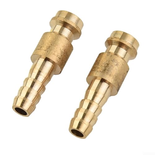 Gas- und Wasser-Schnellverbinder, Metall-Gas- und Wasser-Stecker-Adapter, Schnellverbinder, Ersatz für WIG-Schweißbrenner-Aufnahme (6 mm) von SPORTARC