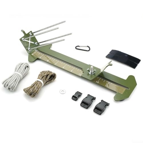 SPORTARC Rope Braider Weaving Tool Kit, Easy to Use Bracelet Maker for DIY Craft Enthusiasten (Dark Green) von SPORTARC