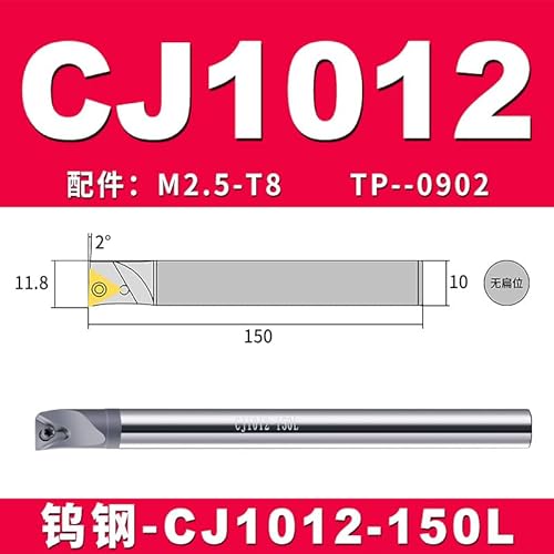 1pc Interne Drehen Schneiden CJ0405 CJ0506 CJ0607 CJ0810 CJ1012 CJ1214 Wolfram Stahl Bohrstange NBJ16 NBH2084 Feine Langweilig Werkzeuge(CJ1012-150L) von SPWWW