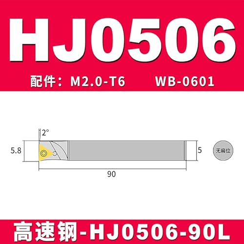 1pc Interne Drehen Schneiden CJ0405 CJ0506 CJ0607 CJ0810 CJ1012 CJ1214 Wolfram Stahl Bohrstange NBJ16 NBH2084 Feine Langweilig Werkzeuge(HJ0506-90L) von SPWWW