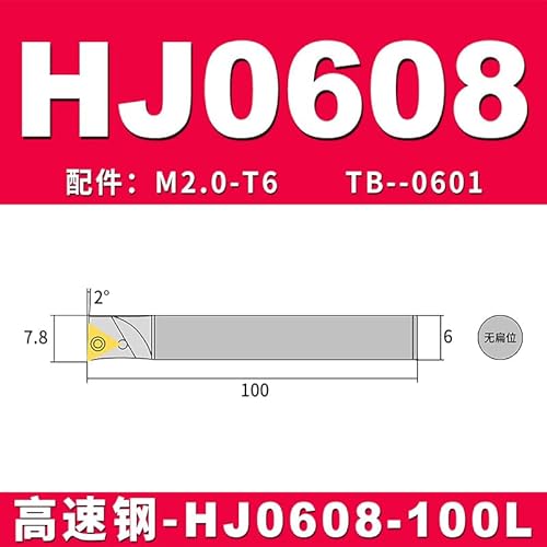 1pc Interne Drehen Schneiden CJ0405 CJ0506 CJ0607 CJ0810 CJ1012 CJ1214 Wolfram Stahl Bohrstange NBJ16 NBH2084 Feine Langweilig Werkzeuge(HJ0608-100L) von SPWWW