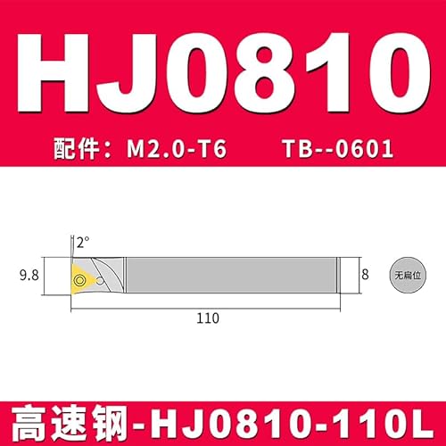 1pc Interne Drehen Schneiden CJ0405 CJ0506 CJ0607 CJ0810 CJ1012 CJ1214 Wolfram Stahl Bohrstange NBJ16 NBH2084 Feine Langweilig Werkzeuge(HJ0810-110L) von SPWWW