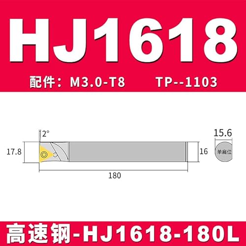 1pc Interne Drehen Schneiden CJ0405 CJ0506 CJ0607 CJ0810 CJ1012 CJ1214 Wolfram Stahl Bohrstange NBJ16 NBH2084 Feine Langweilig Werkzeuge(HJ1618-180L) von SPWWW