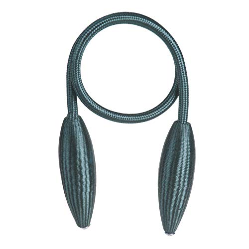 SQIANKUN Vorhang Raffhalter 2 Pcs Beliebige Form Starke Vorhang Raffhalter Plüsch Legierung Hängen Gürtel Seile Vorhang Holdback Vorhang Stangen Zubehör Raffhalter FüR VorhäNge(Lake Blue) von SQIANKUN