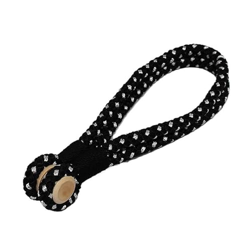 Vorhang Raffhalter 1 stücke Magnetische Vorhang Raffhalter Raffhalter Holdbacks Schnalle Clip Strap Magnet Perle Ball Vorhang Hängen Gürtel Stangen Seil Accessoires Raffhalter FüR VorhäNge(Noir) von SQIANKUN