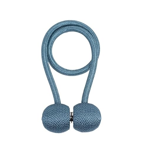 Vorhang Raffhalter 2 STK Magnetische Perlenkugel-Vorhangschnallen Vorhang-Raffhalter Rücken Holdbacks Schnallenclips Vorhangstangen Dekorative Wohnaccessoires Raffhalter FüR VorhäNge(Light blue) von SQIANKUN