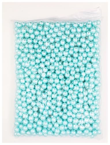 SQING 1,5/2/3/4/6/8/10/12 MM Mehrfarbige Kein Loch Acryl ABS Imitation Perle Perlen Runde Lose Perlen for Schmuck Machen DIY Zubehör(Aquamarine,1. 5mm 10000pcs) von SQING