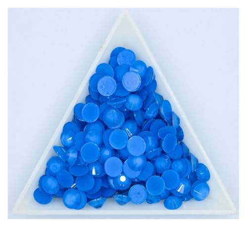 SQING 14400 Stück Großhandel Neon Non HotFix Strasssteine ​​im Großpaket SS6-SS30 Flatback Strass Nagel Strass for Tasche(Blue Neon,SS10-14400pcs) von SQING