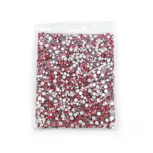 SQING 14400 Stück Ss3-ss20 Großpackung Großpackung Nicht Hot Fix Strasssteine ​​mit flacher Rückseite, Kristall-Strass, glitzert Stein for 3D-Nagelbekleidung(Rose) von SQING