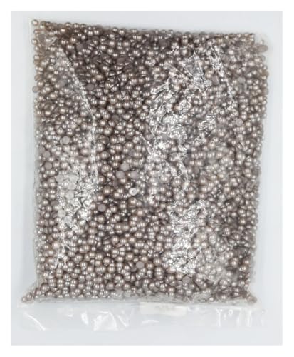 SQING 2 mm ~ 14 mm, alle Größen, kaffeefarben, flache Rückseite, runde ABS-Halbperlen, Kunstkunststoff-Halbperlen(2mm 10000pcs) von SQING